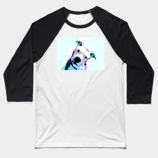 Pit bull | Original Version | Pop Art Baseball T-Shirt